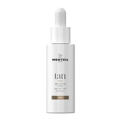 Monteil Paris Tan Self Tanning Drops 30 ml - Hautpflege für eine streifenfreie, natürliche Bräune im Gesicht, Hals und Dekolleté. Die leichte Formel mit Aloe Vera sorgt für intensive Feuchtigkeit und ein verblüffend natürliches Ergebnis.