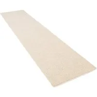 Snapstyle Hochflor Velours Teppich Läufer Mona Creme 100x200cm