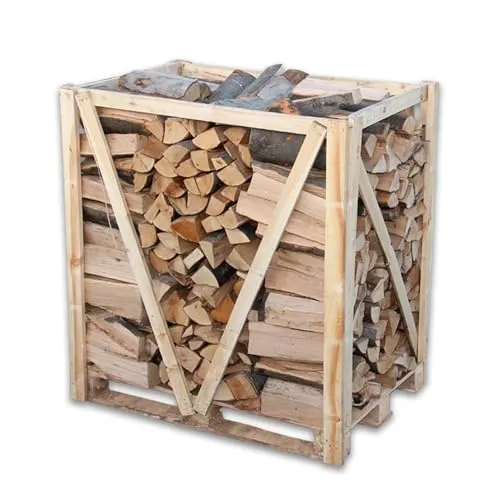 Kaminholz 1 Raummeter Buche - Ofenfertiges Buchenholz - Ofenfertiges Buchenholz für ein schönes Flammenbild und gute Glutentwicklung. Ideal für gemütliche Abende am Kamin und für ein angenehmes Ambiente.