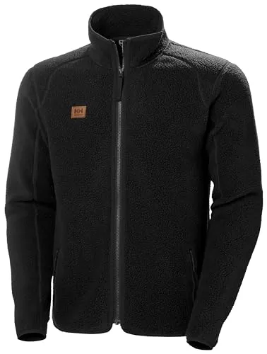 Helly Hansen Heritage Pile Jacket - Schwarz - M - Arbeits- & Schutzkleidung, warme und bequeme Fleecejacke für optimale Bewegungsfreiheit und Schutz bei kaltem Wetter.