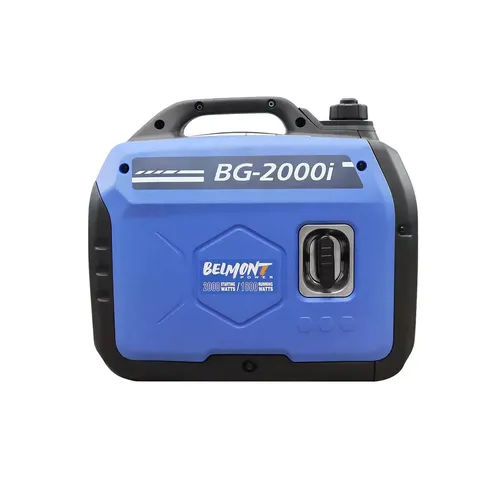 BELMONT Power Generator BG2000i - 1.8kW Inverter, Silent Notstrom - Powerstations - Leiser 4-Takt-Motor mit nur 62dB, ideal für Camping oder Notstromversorgung, emissionsarm und robust.