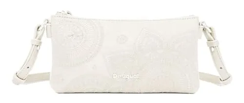Desigual Dejavu Dortmund Baby Bag Crudo - Damen-Geldbörsen mit geräumigem Hauptfach, ideal für die wichtigsten Essentials und ein edles Design, das zum Hingucker wird. Maße: 19 x 10,5 x 5 cm.