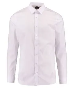 Herren Hemd No. 6 Super Slim Fit Langarm, 43, weiß - Herrenhemden in super slim fit für einen modernen Look. Pflegeleicht und bequem, perfekt für den Alltag oder besondere Anlässe.
