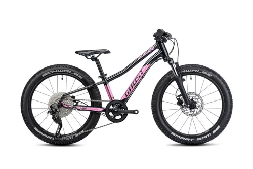 Ghost Mountainbike Lanao 20 Full Party - 10 Gang Shimano Deore - Kinderfahrrad mit 10-Gang Kettenschaltung und hydraulischen Scheibenbremsen für sicheres Fahren. Leichter Aluminiumrahmen und Federgabel sorgen für Komfort und Kontrolle auf Trails.