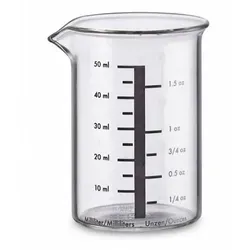 Küchenprofi Messbecher 150 ml – Präzise Messungen leicht gemacht - Praktischer Messbecher aus klarem Glas mit 150 ml Fassungsvermögen, ideal für präzise Dosierungen in der Küche. Robuste Qualität für den täglichen Einsatz.