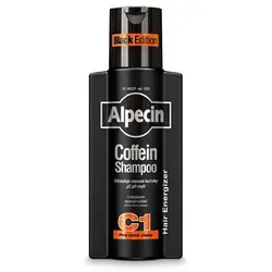 Alpecin Coffein Shampoo C1 Black Edition für Männer - 250 ml - Alpecin Coffein Shampoo C1 Black Edition, speziell für Männer, reinigt gründlich und unterstützt die Haarpflege. Für frisches, gepflegtes Haar ohne Silikone, ideal für die tägliche Anwendung.