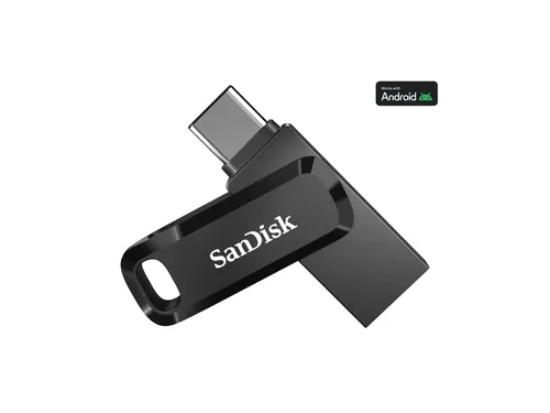 SanDisk Ultra Dual Drive Go 2TB USB Type-C - Praktischer 2TB USB-Stick mit zwei Anschlüssen für vielseitige Nutzung. Ideal für schnelle Datenübertragungen und einfaches Speichern von Dateien.