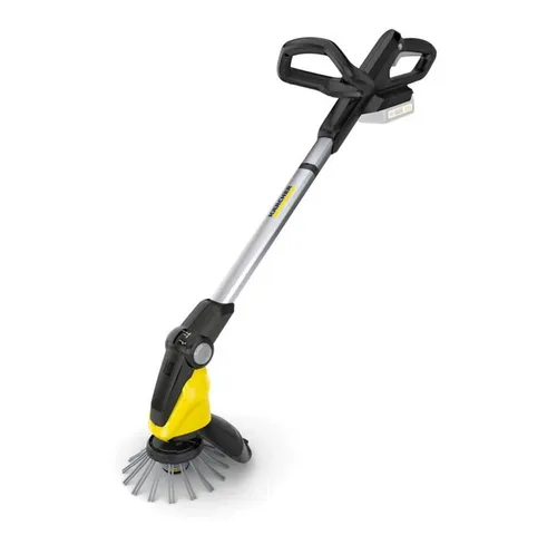Kärcher Unkrautentferner WRE 18-55 - Akku 18V, ergonomisch und rückenschonend mit schwenkbarem Reinigungskopf