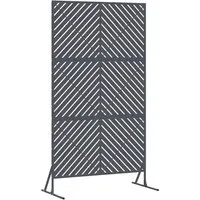 vidaXL Metallzaunelement Anthrazit - Langlebig und stilvoll - Gartenzäune: Robustes Metallzaunelement in Anthrazit mit modernem Design, ideal für stilvolle Außenbereiche und wetterfest für lange Haltbarkeit.