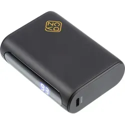 Cazy Powerbank 10000mah, Schnelladefunktion 22.5W, Tragbares Ladegerät USB C, Klein Aber Stark, Perfekte Reisegröße, Externe Handyakkus, LED-Anz... - Schwarz