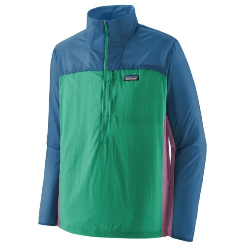 Patagonia Houdini Stash 1/2 Zip P/O Windjacke Gr. S Blau - Bequeme Windjacke in Blau, Größe S. Winddicht und ideal für Outdoor-Aktivitäten. Hergestellt aus 100% Polyamid mit DWR-Imprägnierung für zusätzlichen Schutz. Entdecken Sie weitere Patagonia Produkte bei Bergfreunde.de!