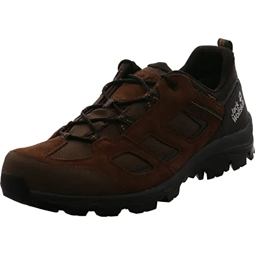 Jack Wolfskin Vojo 3 Texapore Low M Herren Outdoorschuhe - Wasserdichte Wanderschuhe für Tagestouren, atmungsaktiv mit gut dämpfender Sohle und griffigem Profil – ideal für aktive Outdoor-Enthusiasten.