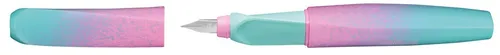 Pelikan Twist Füllhalter Color Edition mint/rosé - Ergonomischer Füller für Schüler, mit gleitfähiger Edelstahl-Feder und einfacher Befüllung - ideal für langen Schreibkomfort in der Schule.