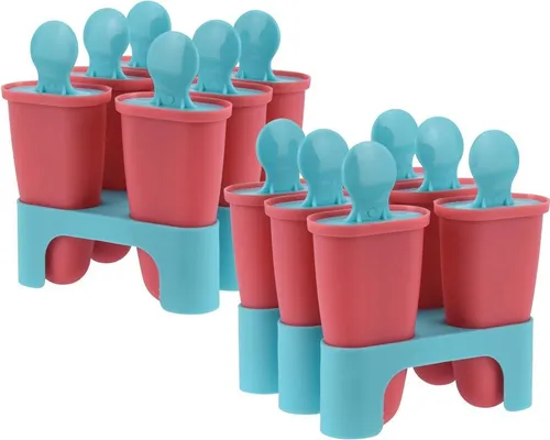 Eisformen 6 Eis Pop Macher Eiscreme Halter Wassereis 6 Stück BPA Frei