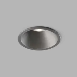 Light-Point LED-Einbaustrahler CURVE II 9cm titan - Einbauleuchte mit integriertem Schalter zur Einstellung der Lichtfarbe (2700K/3000K), ideal für Wohnräume und bietet hohe Lichtqualität mit Ra > 90.