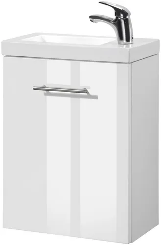 welltime Waschtisch-Set Trento, verschiedene Ausführungen und Farben, BxTxH: 40x23x56 cm, Gästebad SlimLine, Waschplatz