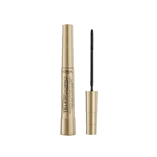 L´Oréal Paris False Lash Telescopic Mascara - Volumen und Länge in Magnetic Black - Mascaras für dramatische Wimpern: Die L'Oreal Paris Telescopic Mascara verlängert die Wimpern um bis zu 60% und sorgt für klumpenfreies Auftragen mit ihrer einzigartigen Teleskopbürste.
