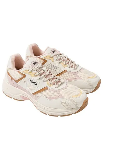 MoEa Sneaker Gen8 - Corn x Pineapple - Beige/Rosa Damen - Wanderschuhe aus natürlichen und recycelten Materialien, PETA vegan zertifiziert, umweltfreundlich und tierfreundlich für nachhaltigen Komfort.