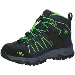 BRÜTTING Outdoorstiefel Mount Pinos High Kids – Wasserdichte Outdoorschuhe in Blau - Robuste Outdoorstiefel für Kinder, Größe 25, mit wasserdichter Membrane und windabweisendem Obermaterial. Ideal für Abenteuer in der Natur!