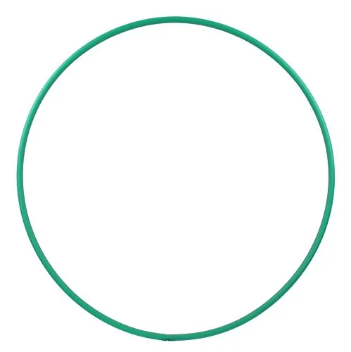 HOOPOMANIA Hula Hoop Rohling 16mm [100cm - grün] einfarbiger Hula Hoop Reifen aus HDPE