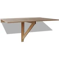 vidaXL Wandklapptisch Eiche 100x60 cm - Platzsparender Wandtisch, ideal für kleine Räume. Hochwertige Eiche sorgt für Langlebigkeit und Stabilität, perfekt als Küchentisch oder PC-Tisch.