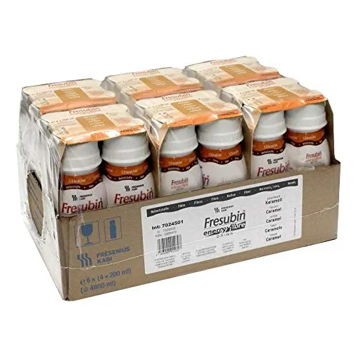 Fresubin Energy Fibre Drink Karamell Trinkflasche 4800 ML