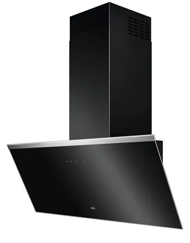 AEG DVE5961HB Kopffreie Wand-Dunstabzugshaube - Dunstabzugshaube mit Hob² Hood für automatisierte Steuerung, Hochleistungsmotor für effiziente Geruchsentfernung und Touch-Control für einfache Bedienung.