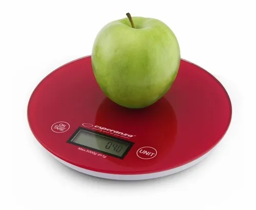 Digital Kitchen Scale MANGO RED EKS003R Esperanza 5901299914519