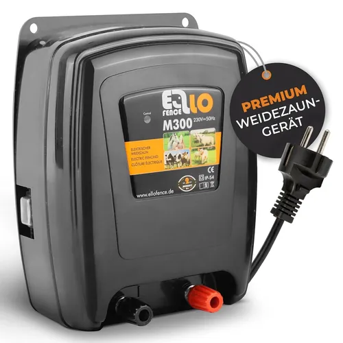 Weidezaungerät 230V Netz M300 - Extra starkes & leises Elektrozaungerät