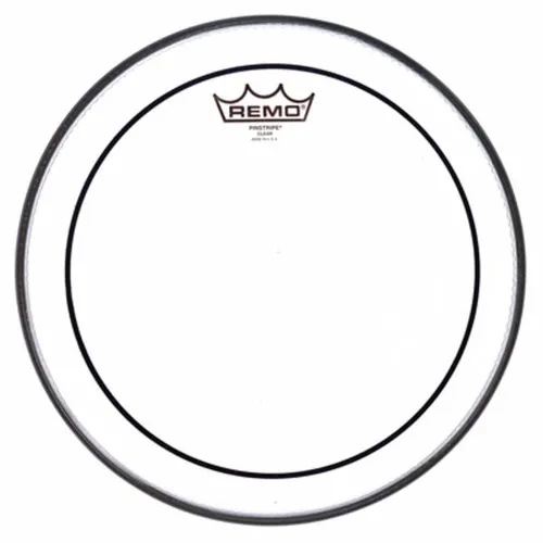 Remo 12" Pinstripe Clear Trommelfell - Felle für Trommeln, doppellagig und klanglich abgestimmt für ein volles Klangspektrum, ideal für professionelle Musiker und Hobbyisten.