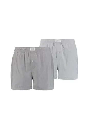 Levi's Herren Boxer Underwear Grey S - Herren-Boxershorts aus Premium-Baumwolle mit elastischem Levi’s Branding-Bund für bequemen Komfort und perfekte Passform.