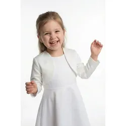 happy girls Bolero mit dezentem Stehkragen, ohne Verschluss weiß 164 EU