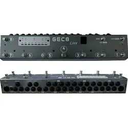 MoenFX GEC 8 Live Midi Guitar Effects Commander/Switcher - Effektgerät für Gitarre & Bass mit innovativem Midi-Switching, 160 Presets und True Bypass für sofortige Klangkontrolle – ideal für professionelle Musiker.