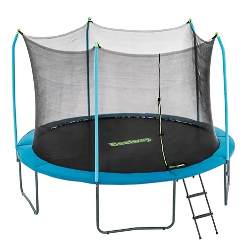 Bestway® Trampoline Xtreme Air™ Ø 366 x 278 cm - Trampoline für stundenlangen Spaß im Freien: Das Bestway® Xtreme Air™ bietet hohe Sicherheit mit einem umlaufenden Sicherheitsnetz und ist ideal für Familien. Robuste Konstruktion mit 100 kg Belastbarkeit und einfachem Aufbau!