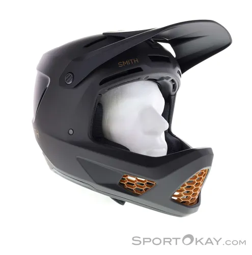 Smith Hardline Composite MIPS Fullface Helm - Dunkel-Grau - Größe M - Der Smith Hardline Composite MIPS Fullface Helm bietet maximalen Aufprallschutz und Sicherheit für rasante Fahrten. Mit innovativer Koroyd-Technologie und einem leichten Design ist er ideal für anspruchsvolle Abfahrten.