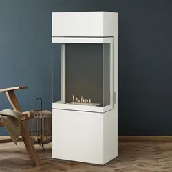 Noble Flame LASSO Ethanolkamin - Weiß - Eleganter geschlossener Ethanol Kamin mit stufenloser Regulierung, ideal für gemütliche Abende. Hohe Wärmeabgabe von ca. 3 kW und sicherer Betrieb durch Anti-Slop-Over und Sicherheitsbrenner.