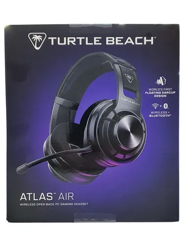 Turtle Beach Atlas Air PC - Kabelloses Gaming-Headset mit 360° Surround Sound, hoher Tragekomfort und 50 Stunden Akkulaufzeit
