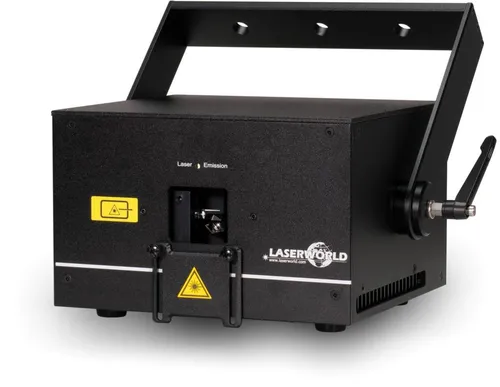 Laserworld DS-1000RGB MK5 - Leistungsstarker Farblaser für professionelle Anwendungen, mit über 120 Basismustern und umfangreichen Steuerungsoptionen. Ideal für beeindruckende Lichtshows und Events.