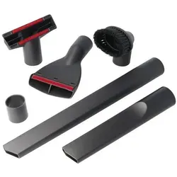 Universal Kfz-Reinigungsdüsen Set 5-teilig für Kärcher, Miele & Co. - 5-teiliges Reinigungsdüsen Set für Staubsauger mit 35mm Anschluss. Ideal für gründliche Autoreinigung, langlebig und effizient – perfekt für Polster und schwer zugängliche Stellen!