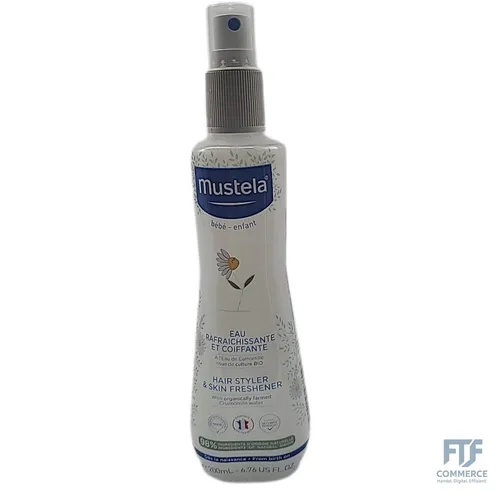 Mustela Erfrischendes Wasser mit Bio-Avocado-Perseose und Kamille, Haut und Haar