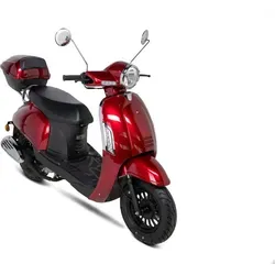 GT-Union Massimo 50, 45 km/h, rot - Motorroller mit modernem EFI-Motor für geringeren Verbrauch und besseres Startverhalten, ideal für umweltbewusste Fahrer.