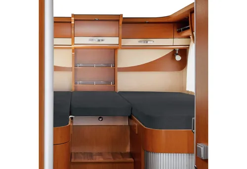 Erwin Müller Spannbettlaken 3er-Set für Wohnmobil Heckbett - Spannbettlaken aus Multi-Stretch-Jersey, ideal für Matratzen 70-85x190-210 cm, bügelfrei und mit rundum Gummizug für perfekten Sitz.