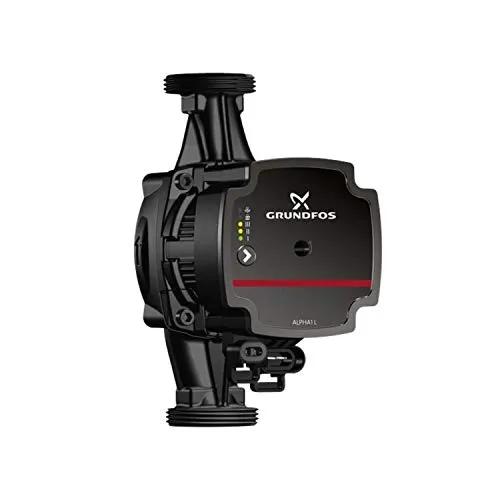 Grundfos Alpha 1 L Heizungspumpe, 99160579 – Effizient & Langlebig - Heizungspumpen: Die hocheffiziente Alpha 1 mit smartem Permanentmagnetmotor bietet drei Steuermodi und eine lange Lebensdauer dank hochwertiger Materialien.