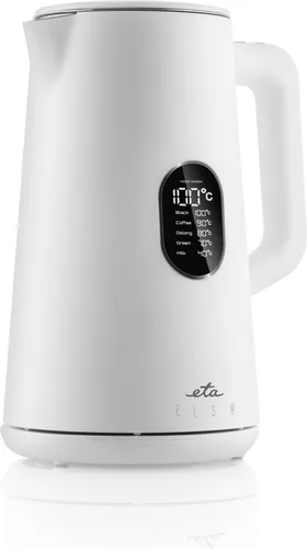ETA Elsa Wasserkocher 1.50 l - Eleganter Wasserkocher mit 1.50 l Fassungsvermögen, ideal für schnelle Teezubereitung und energieeffiziente Nutzung.