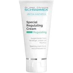 Dr. med. Christine SCHRAMMEK Regulating Special Regulating Cream 50 ml - Gesichtscreme mit mattierendem Effekt, ideal zur Talgregulierung. PoreAway und natürliche Inhaltsstoffe wie Salbei sorgen für eine klare, zarte Haut ohne Unreinheiten.