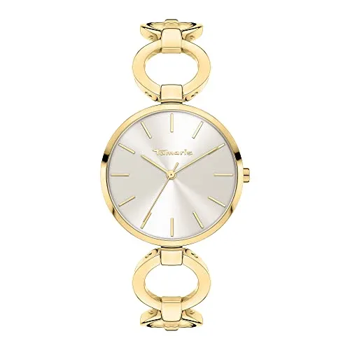 Tamaris Damen analog Quarz Uhr TT-0081-MQ - Edelstahl Armbanduhren für Damen, mit klassischem Design und kratzunempfindlichem Mineralglas, ideal für jeden Anlass.