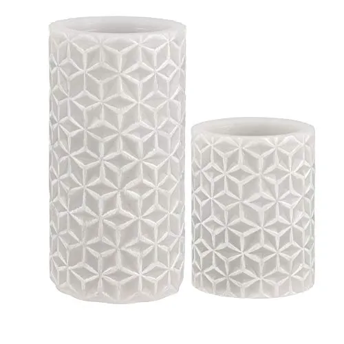 Pauleen 48118 Cosy Ornament Candle Wachskerze mit Batterie mit Timerfunktion 6H Timer LED Kerze 2er Set