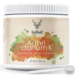 HeilKraft Arthridonum K 300 g - Nahrungsergänzungsmittel für Hunde, Katzen & Pferde – effektives Gelenkpulver ohne Milchpulver, ideal für laktoseintolerante Tiere, mit bewährten Inhaltsstoffen wie Glucosamin und Chondroitin.