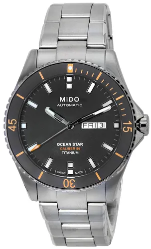 Mido Ocean Star 200 Herrenuhr - Swiss Made Automatik - Armbanduhren für Herren, Swiss Made Automatik mit 200m Wasserdichtigkeit und bis zu 80 Stunden Gangreserve – ideal für Taucher und Outdoor-Enthusiasten.