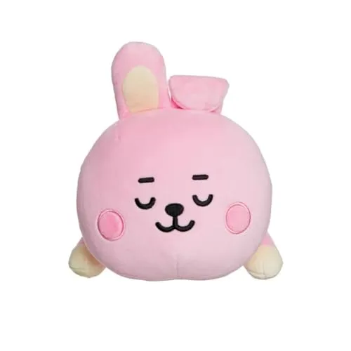 Aurora 61443 - BT21 Cooky Baby Kissen - Plüschkissen mit 28 cm, ideal für BT21-Fans, die die Abenteuer von TATA und seinen Freunden hautnah erleben möchten.
